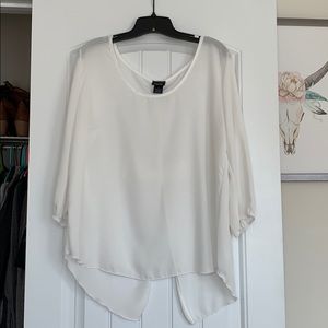 Rue 21 sheer bow blouse.